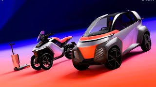 The Novis Nex 3 Is A Newly Unveiled Micro Electric Vehicle Ev From Hero Motocorps Vida Novus Range