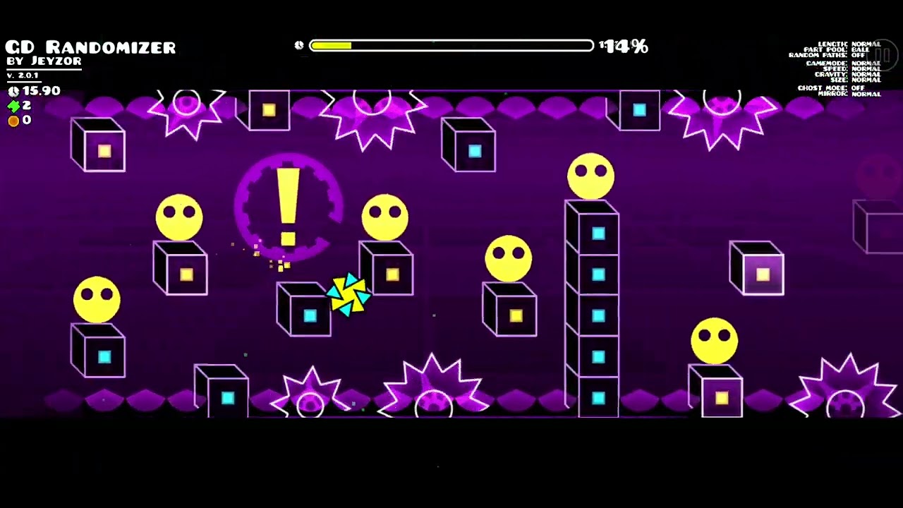 trying the GD randomizer again (ball mode) - YouTube