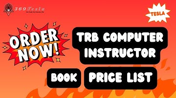 Best Books for TRB Computer Instructor Exam: Price Details | 369 Tesla