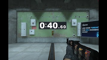 Counter-Strike 2 Mirage Aim Course Speedrun 🔥 40.60 Seconds!