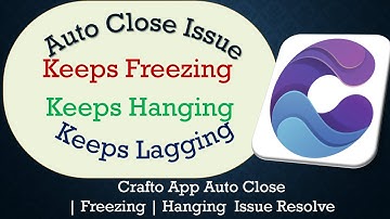How to Solve Crafto App Auto Close | Keeps Freezing | Not Responding Issue Solve on Android