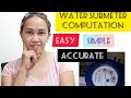 PAANO MAG COMPUTE NG WATER SUBMETER BILL EASY, SIMPLE, ACCURATE / HOW TO COMPUTE WATER SUBMETER..