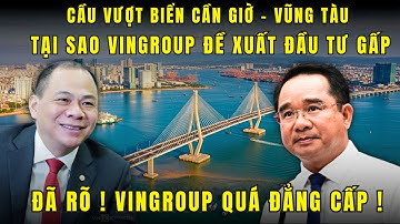 Cầu vượt biển Cần Giờ - Vũng Tàu DÀI NHẤT Việt Nam  - Vì sao Vingroup tham vọng đầu tư ?