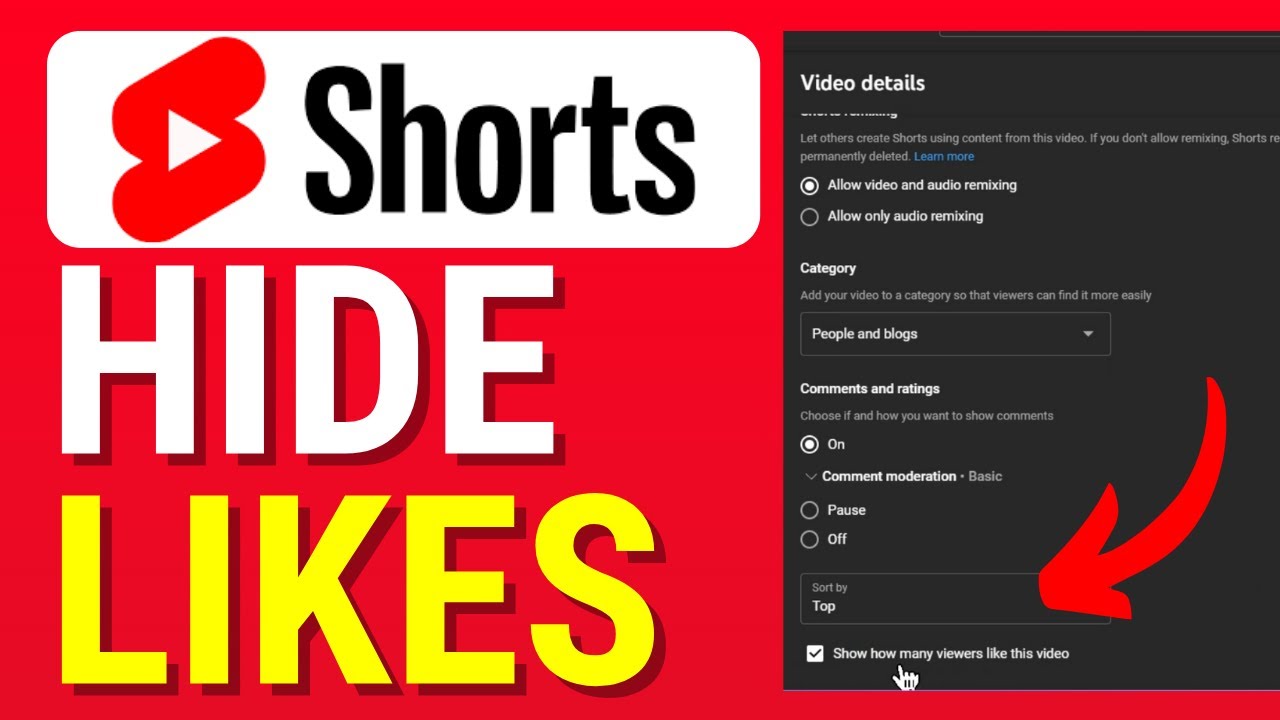 How to Hide Likes on YouTube Shorts on PC | 2024 Tutorial