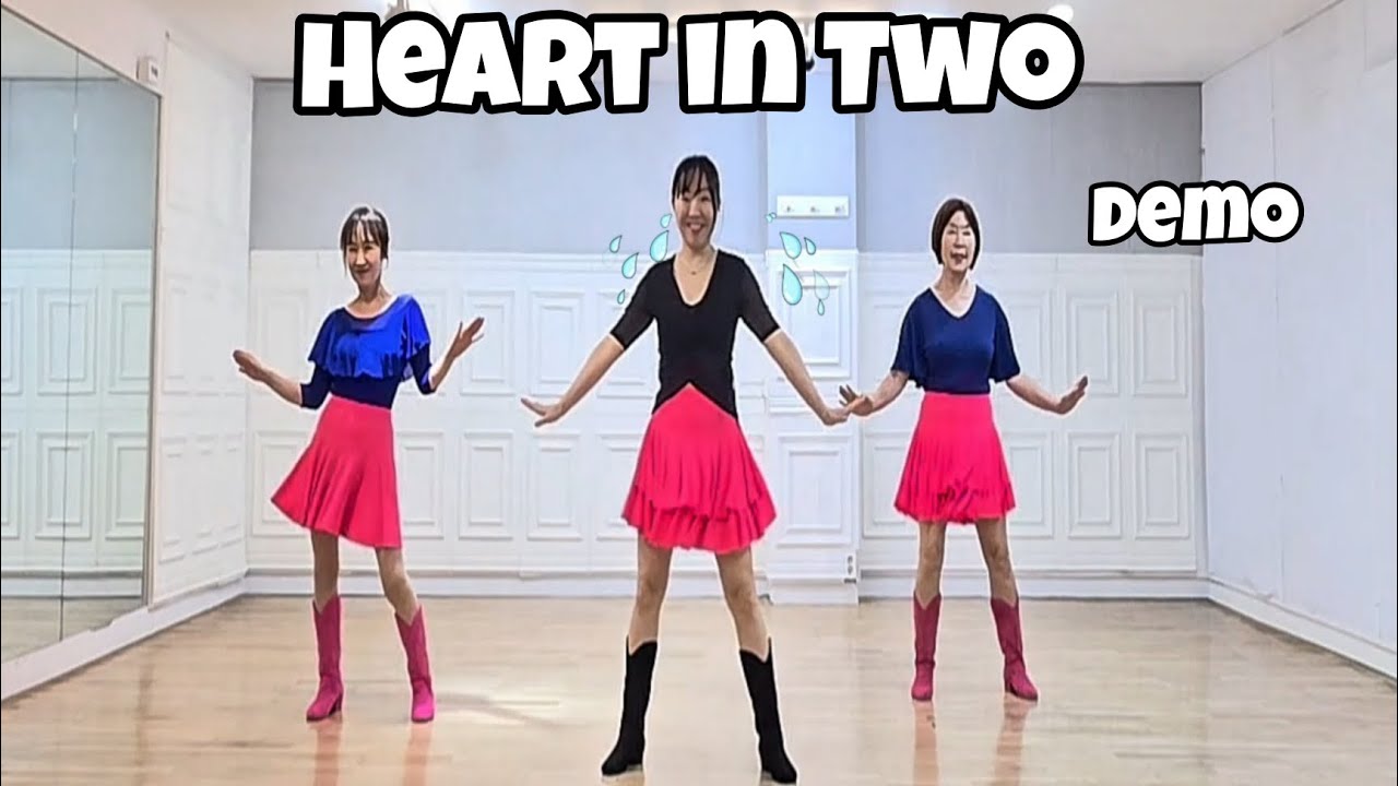 Heart in Two - Line Dance (Demo) | Beginner 