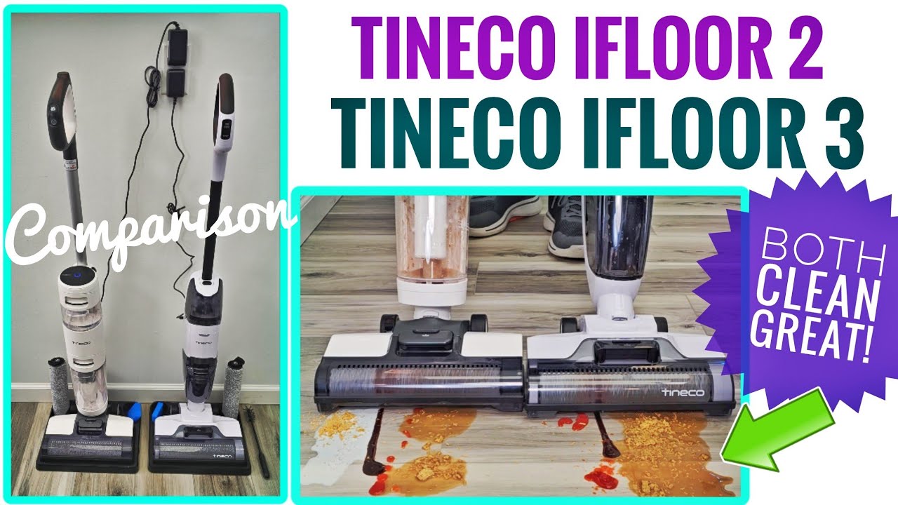 Tineco iFloor 2 vs Tineco iFloor 3 Floor Cleaner Comparison 