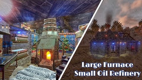 Building a Large Furnace with an Oil Refinery - RUST (2025)
