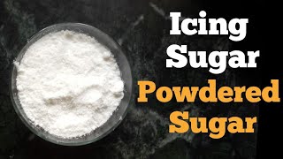 Homemade Icing Sugar | Icing Sugar for Cake Recipe | Confectioner Sugar | Hashtag Bon Appetiite