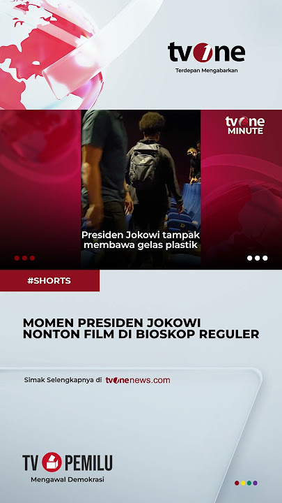 Download lagu Viral! Presiden Jokowi Nonton Film di Bioskop Reguler Bareng Paspampres #shorts #tvone #news
