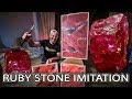 Вот Почему Эту Венецианку Сможет Сделать Даже.! Folgio Veneziano Wowcolor Ruby Stone Imitation