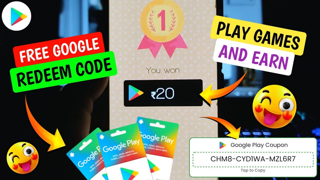 Play Games Earn Free Playstore Redeem Code