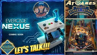 Evercade Nexus Teased | GRS Product Updates | New AtGames Tables | And More!!!