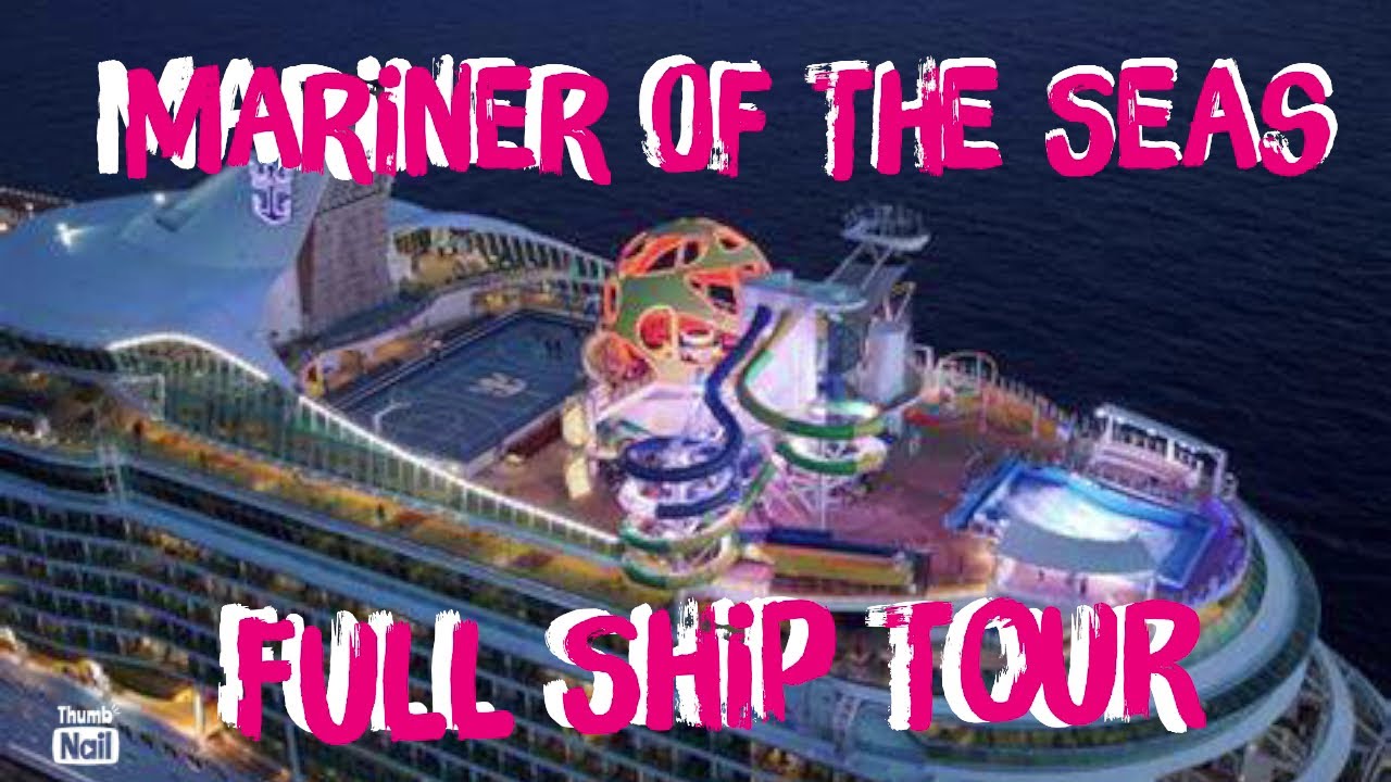 Royal Caribbean Mariner of the Seas Full Ship Tour Arcade kids zone adult area gym spa pool
