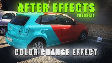 After Effects-zelfstudie: hoe u de kleur van iets in uw scène kunt veranderen
