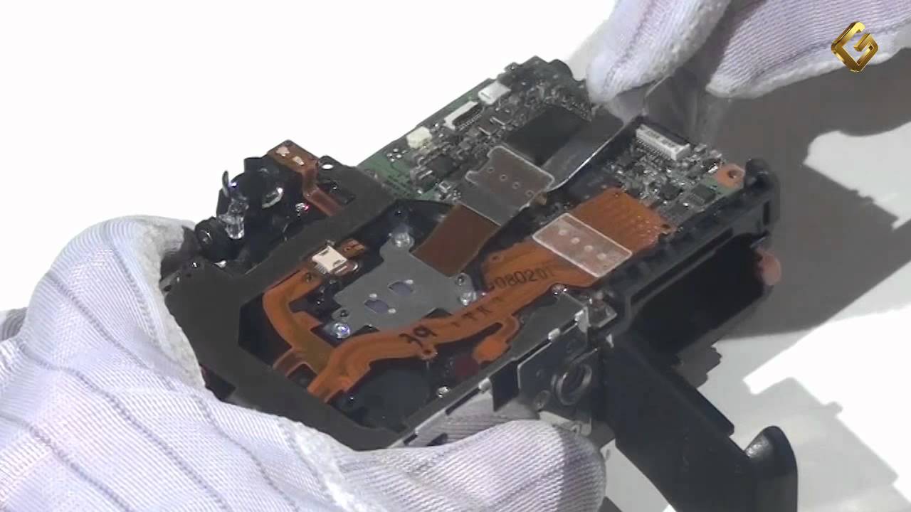 Ремонт фотоаппарата Canon PowerShot G9 - замена вспышки - YouTube