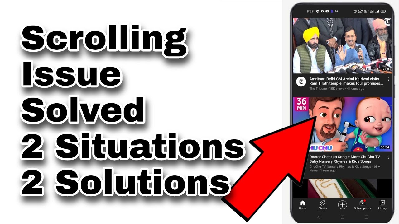 How to solve YouTube scrolling issue - 2 solutions - Technical Bonus ...