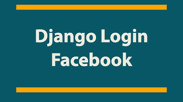 Django Login Facebook in 10 minutes