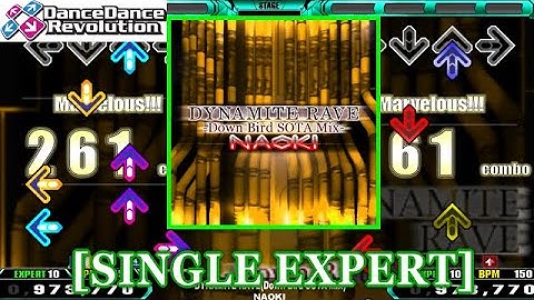 【DDR EXT】 DYNAMITE RAVE(Down Bird SOTA Mix) / NAOKI [SINGLE EXPERT] 譜面確認+Clap