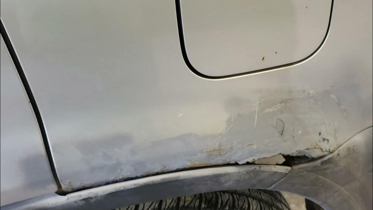 Honda CRV Rust Restoration. Custom quarter panels on Honda CRV... CRV