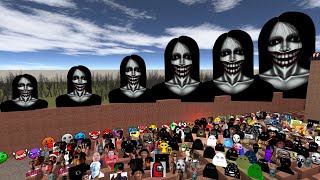 BIG CRAZY BOTS ANGRY MUNCI HI MY NAME IS AUUGHH AND UNLIMITED BOTS IN MAZE #gmod #nextbots