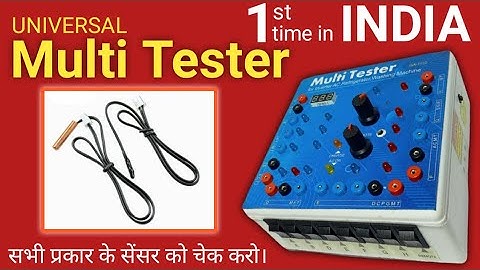 How to Check Sensor Using Multi Tester ISA-1122 | All in One Multi Tester for RACW Technician