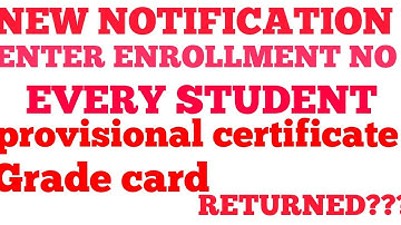 IGNOU NEW NOTIFICATION GRADE CARD RETURNED  IMPORTANT FOR STUDENTS