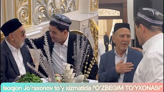 Isoqjon Joraxonov Toshkentda Ozbegim Toyxonasida Shukrona Toy Xizmatida