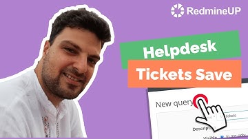 Redmine Helpdesk tickets query saving feature