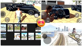 BATMAN CAR + SNOW MOD ❄️🤩 CHEAT CODE IN INDIAN BIKE DRIVING 3D |NEW UPDATE SECRET CHEAT CODE 🤯😱