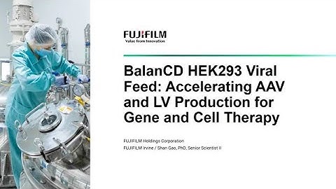 BalanCD HEK293 Viral Feed: Accelerating AAV and LV Production for Gene and Cell Therapy