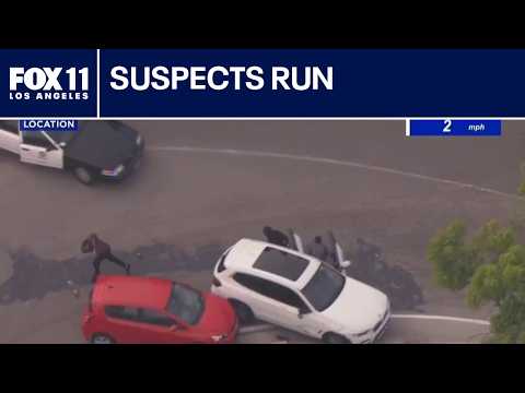 Pursuit suspects flea following pursuit