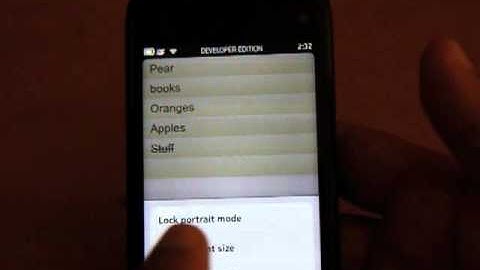Video - Qlister Simple Shopping List Nokia N9/N950 - MeeGo Harmattan