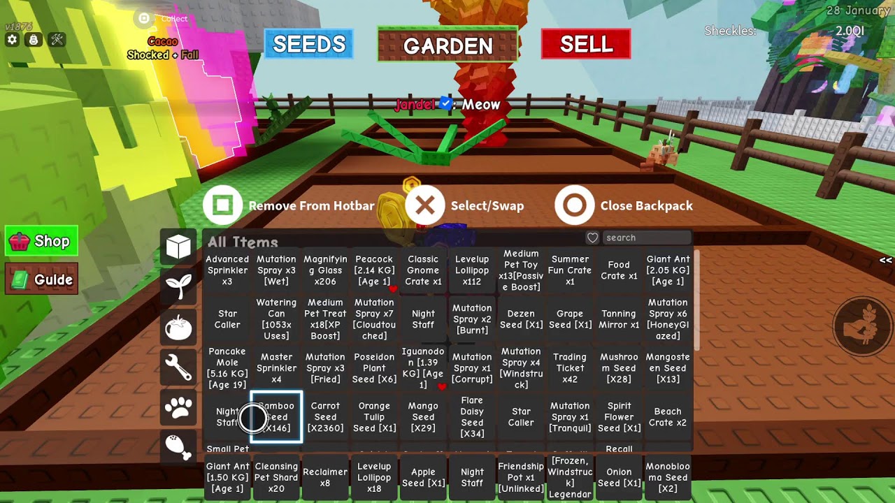 [Roblox] GROW A GARDEN ADMIN ADUSE - YouTube