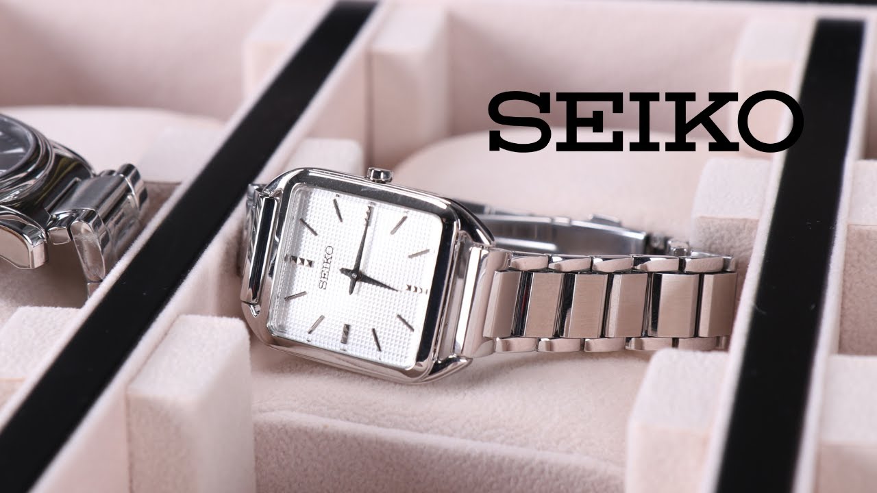 アナログ腕時計 SEIKO | Essentials Quartz White Dial Ladies Watch SWR073P1 A SQUARE CLASSIC! Women's quartz watch SEIKO CS Dress