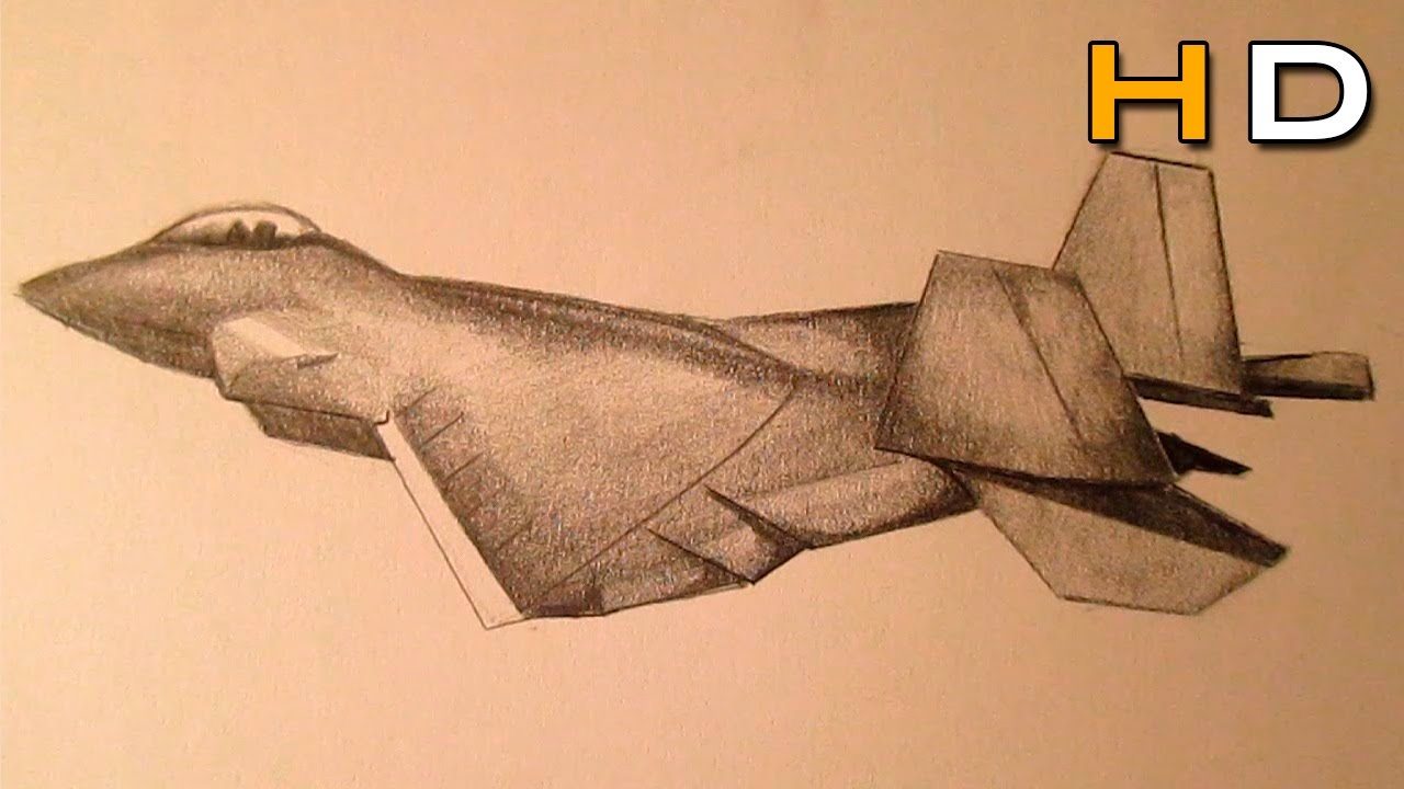 How to Draw a Airplane Step by Step - Easy for Kids - Timelapse - YouTube