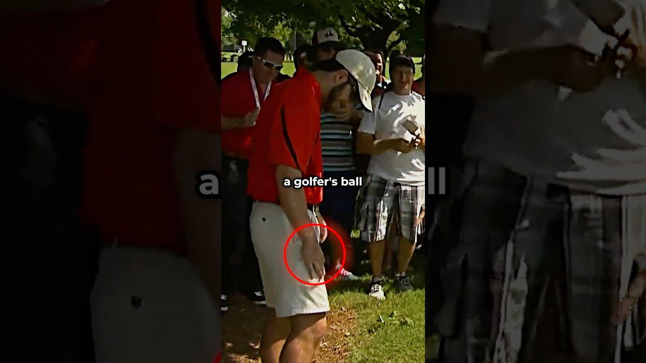 The Ball Landed In His Pocket 😂⛳
