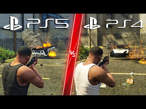 GTA 5 Next Gen Remastered PS5 VS PS4 - Direct Comparison! Attention to Detail u0026 Graphics! ULTRA 4K