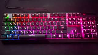 ARGB подсветка клавиатуры MSI Vigor GK50 Low Profile