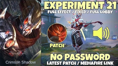 Hayabusa Experiment 21 Skin Script - Full Effect | No Password & Aulus Patch | MLBB