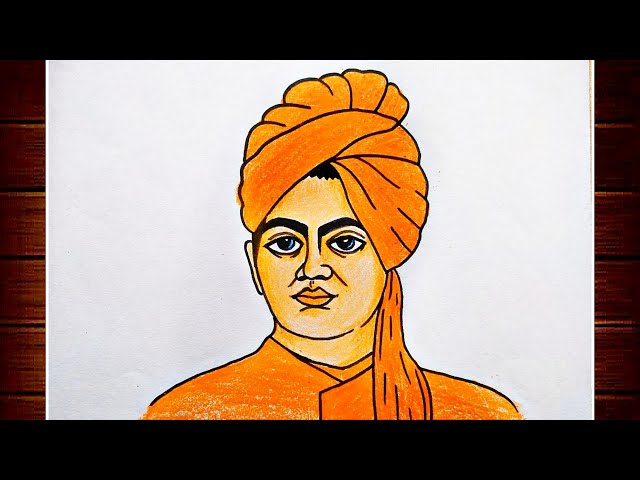 Swami Vivekananda Drawing With Pencil Sketch Step by Step / National Youth  day drawing - YouTube