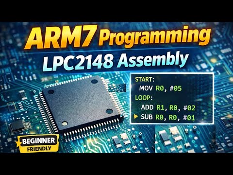 ARM7 Assembly Program to Find Hamming Distance | XOR & Bit Counting Explained