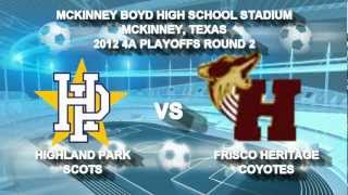 HIGHLAND PARK SCOTS VS FRISCO HERITAGE COYOTES ROUND 2 INTRO