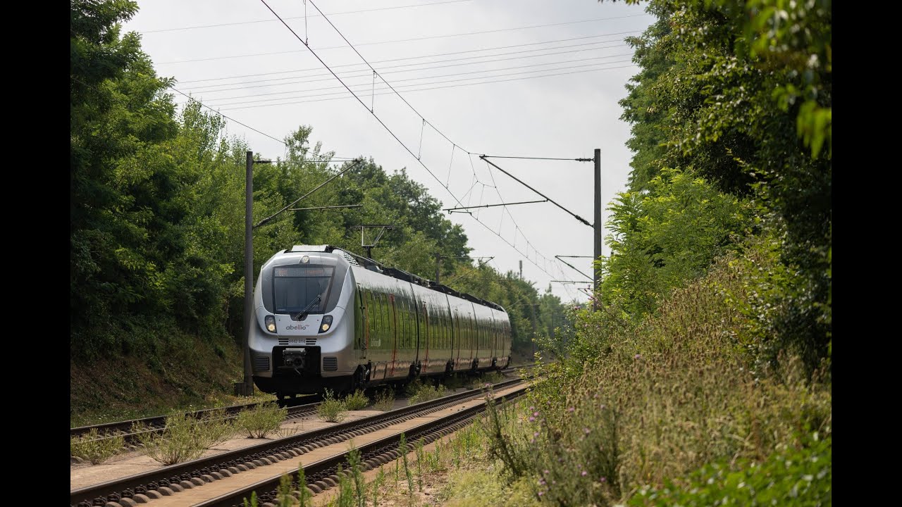 Streckenkundevideo Saalfeld (Saale) - Halle (Saale) Hbf im Schnee