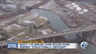Rouge River Bridge found structurally deficient.