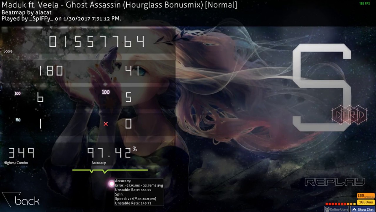 Veela-Ghost Assassin(Hourglass Bonusmix)Normal w HD,DT,HR.