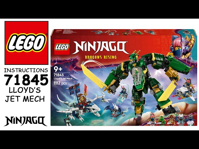 LEGO Instructions: 71845 Lloyd's Jet Mech | LEGO Ninjago Sets