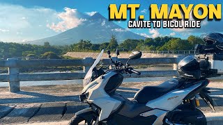 12 HOURS RIDE CAVITE TO BICOL Part 1 | Mount Mayon | Legazpi, Albay | ADV160 | APORTS