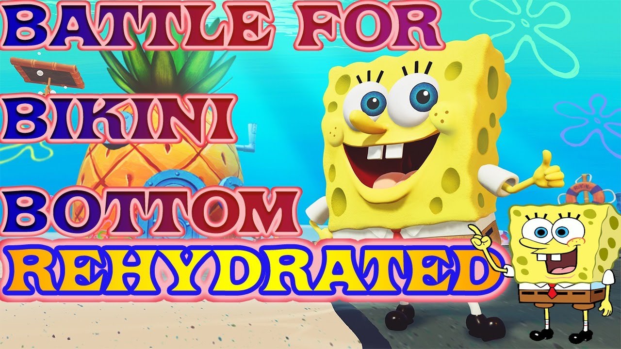 spongebob rehydrated, bfbb, battle for bikini bottom review, spongebob rehy...
