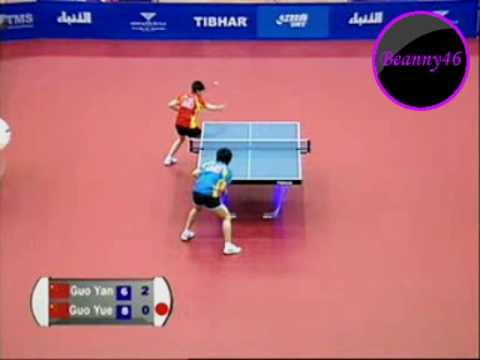 Guo Yan vs Guo Yue (2009 Kuwait Open)