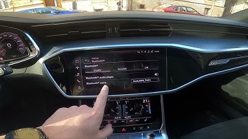 How to Find and Manage Connection Settings in Audi A6 C8 ( 2018 - now )